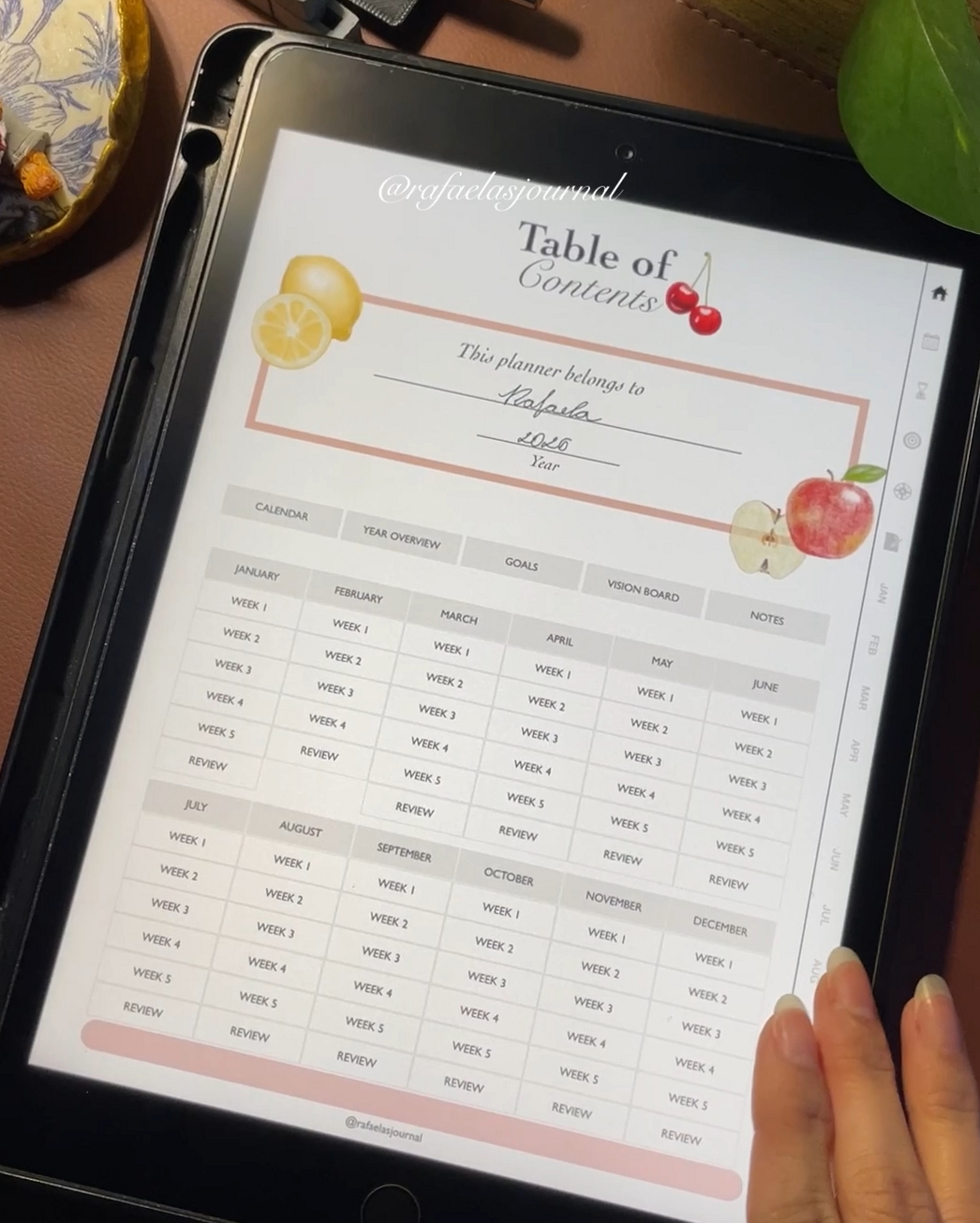 My Calm Digital Planner Setup for 2026 — 📌 📅 dream life manifestation