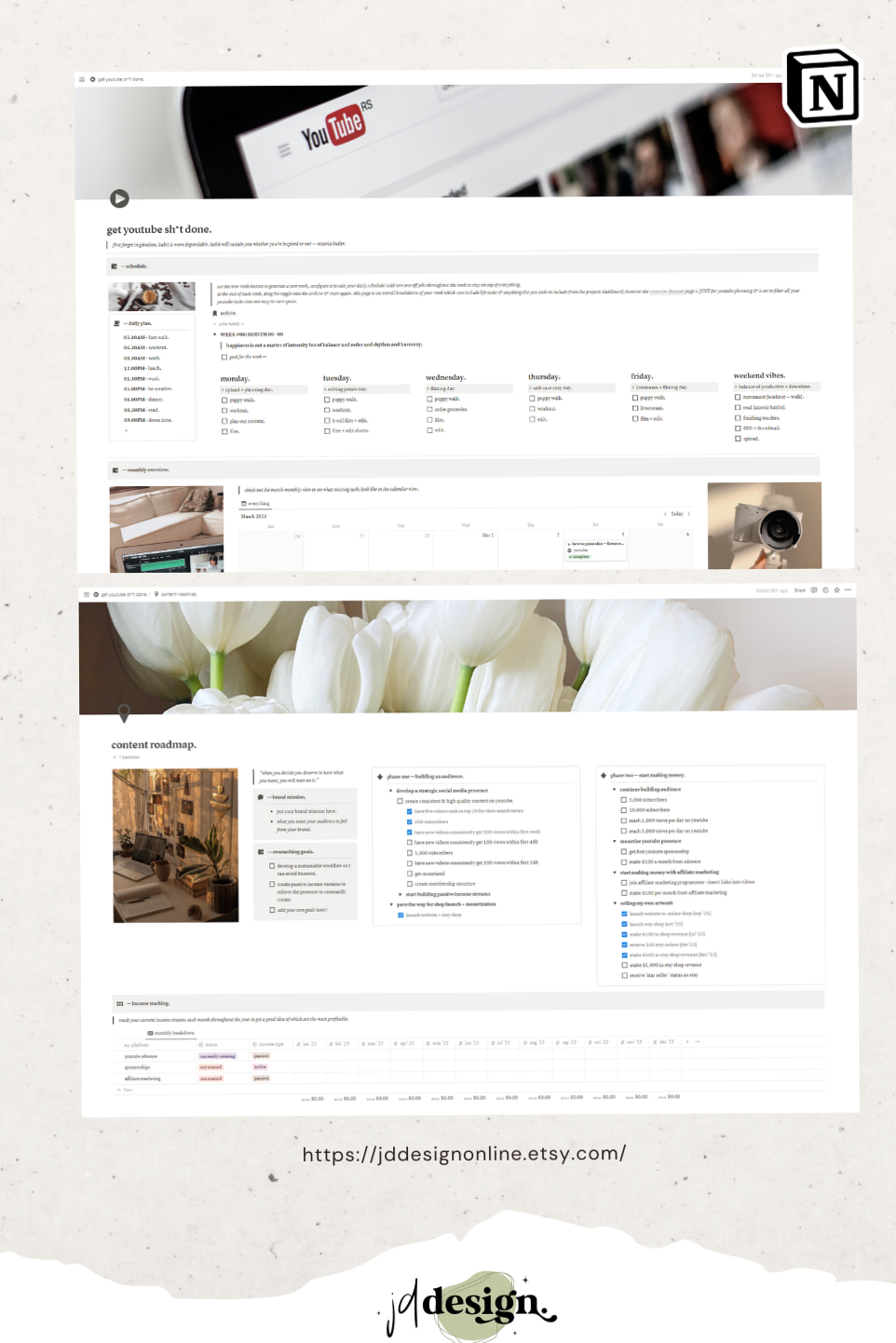 My Notion Content Template for a Successful YouTube Channel — 🌈 💎 2026 efficiency hack