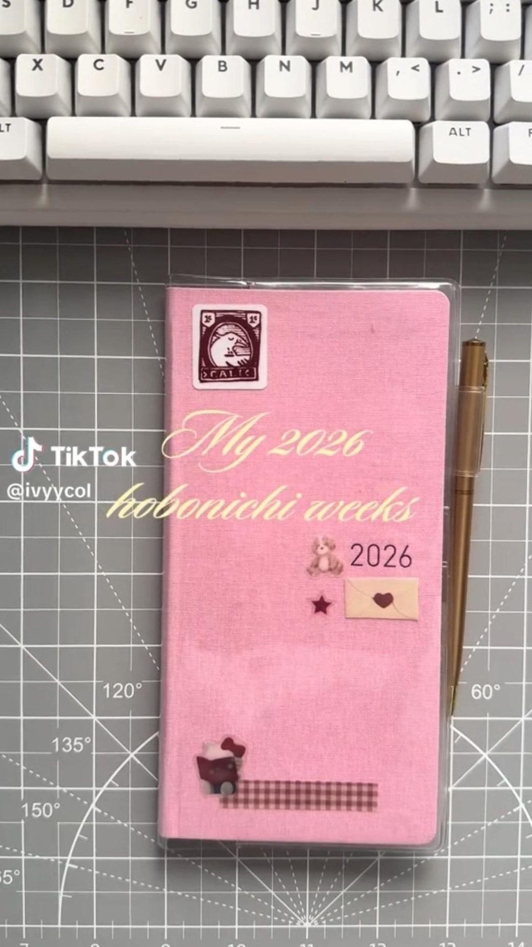 My Pink Hobonichi Planner Design 🌸 — 🥂 💌 stay inspired all year long