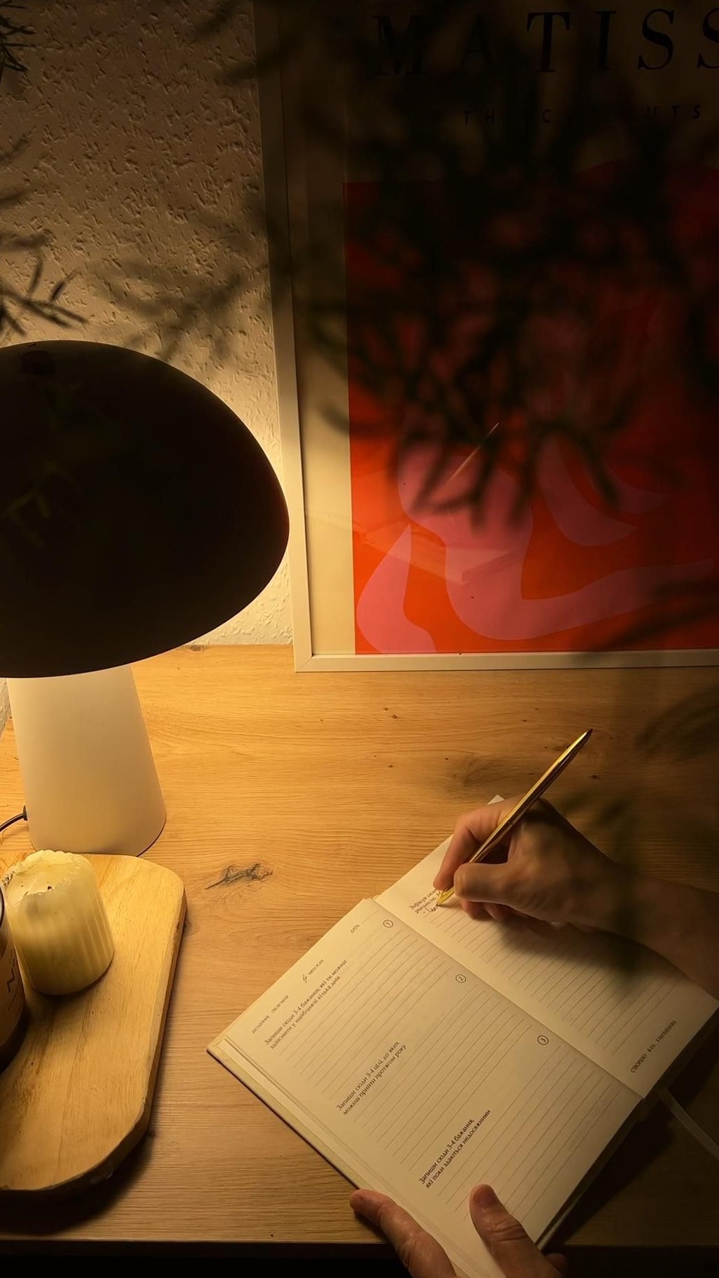 🥂 👰 Нічна атмосфера навчання в блокноті | dream life manifestation