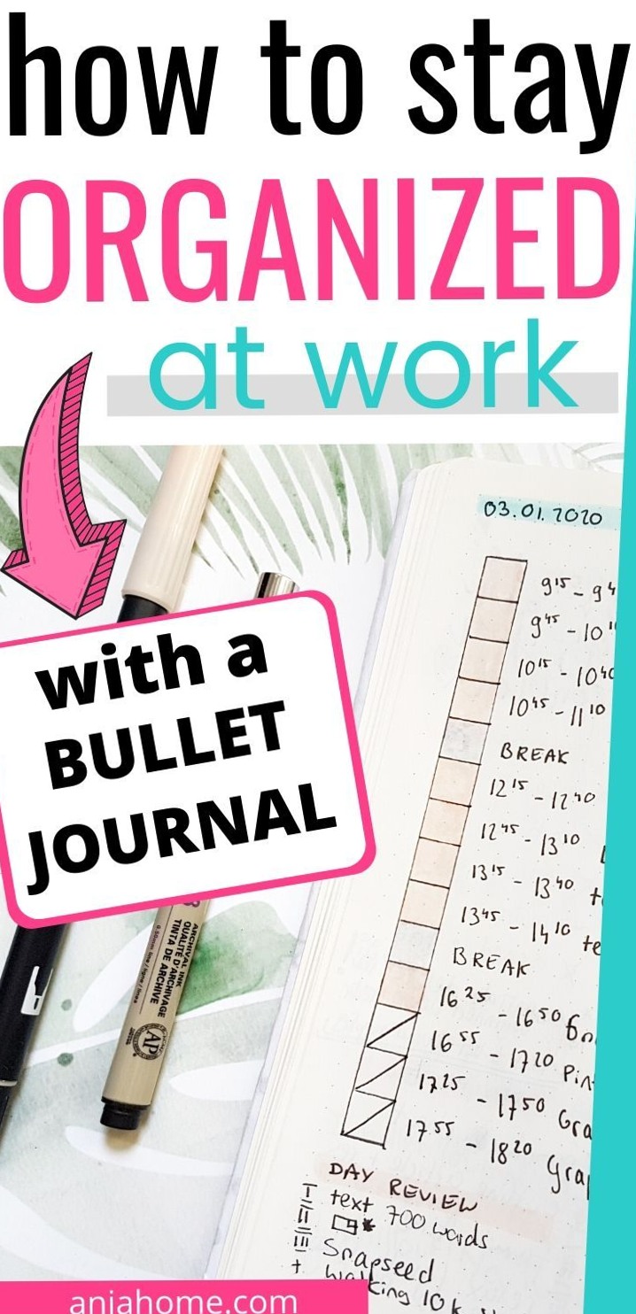 📌 📁 no-stress tracker: Bullet Journal for Work 101: The Beginner’s Guide — AnjaHome