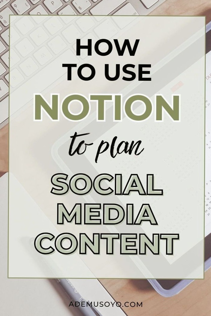 ☁️ 🤍 Notion Content Planner for Social Media Management | 2026 efficiency hack