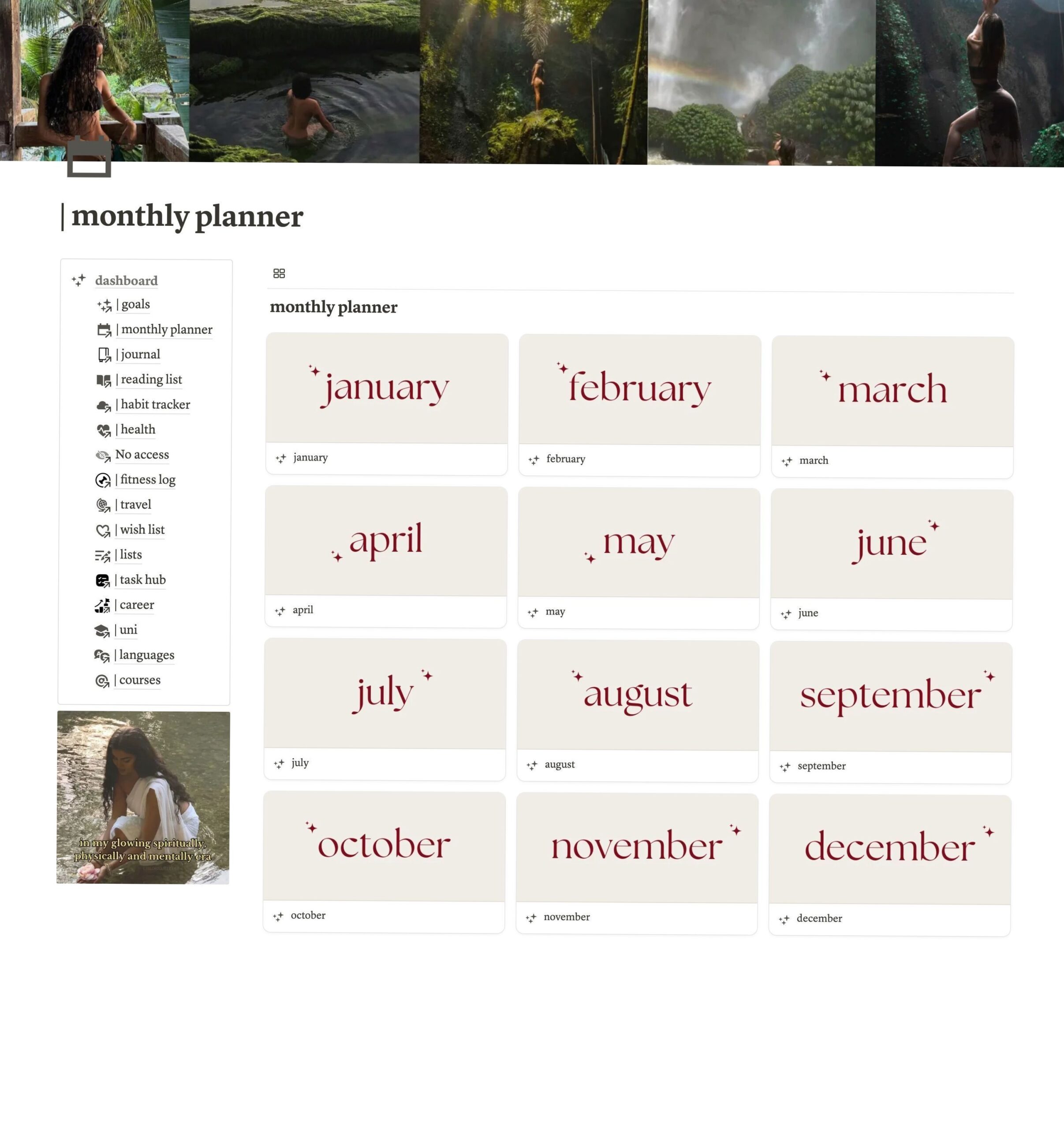 📌 📅 only tool for life admin: Life Hub Planner Notion Template | Aesthetic Dashboard | Life Planner