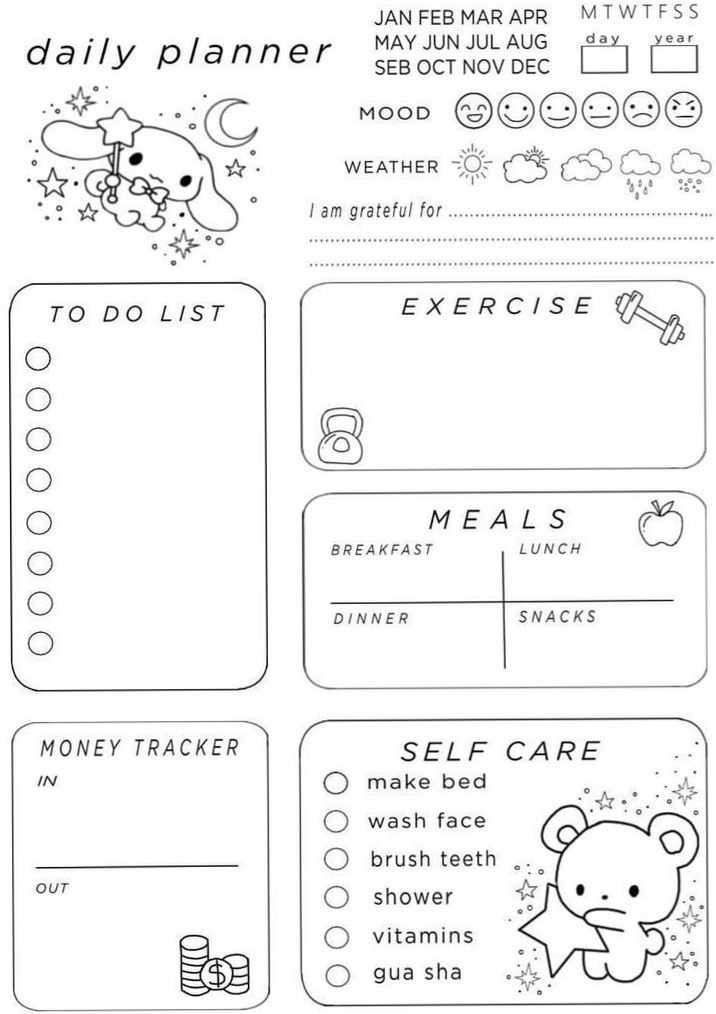 Organized Days: Digital PlannerBinder & Bullet Journal Printables — 📁 📊 dream life manifestation
