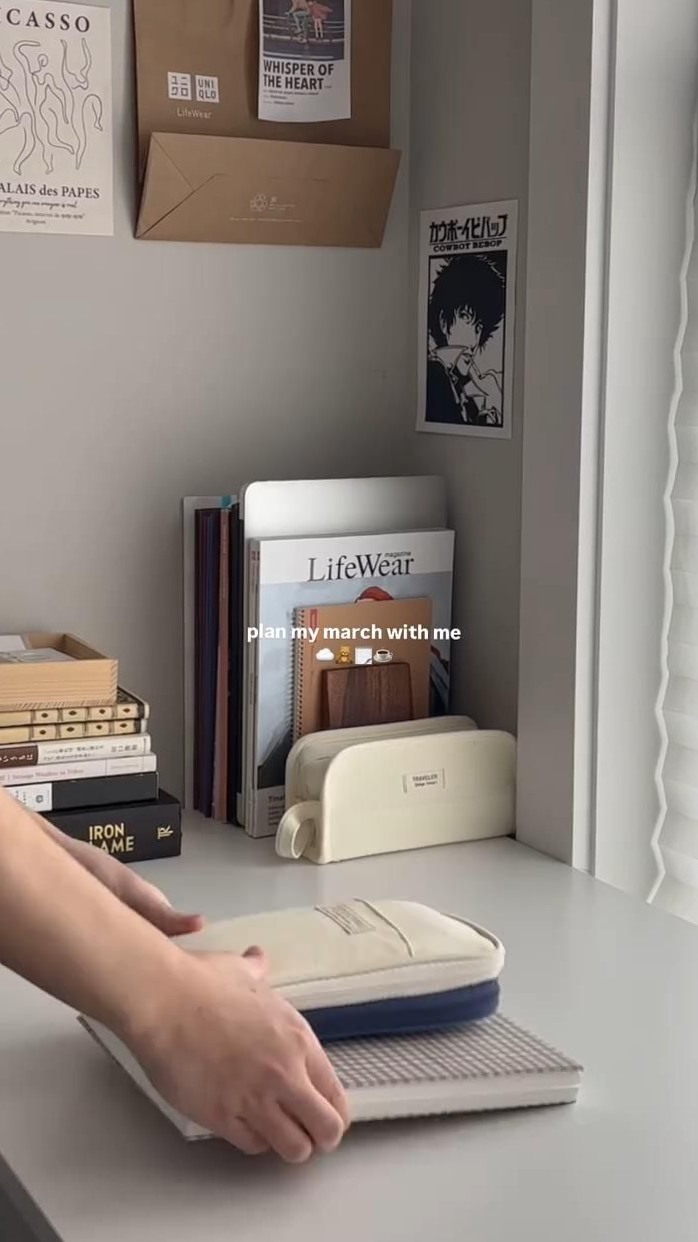 🕯️ ✨ Plan March With Me | Golden Coil Aesthetic Planner Design | dream life manifestation