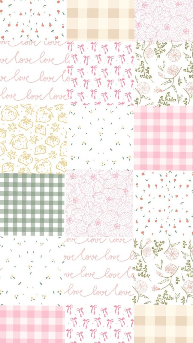 Quilt Aesthetic iPhone Wallpaper | Digital Planner Design — 🪄 🖌️ dream life manifestation