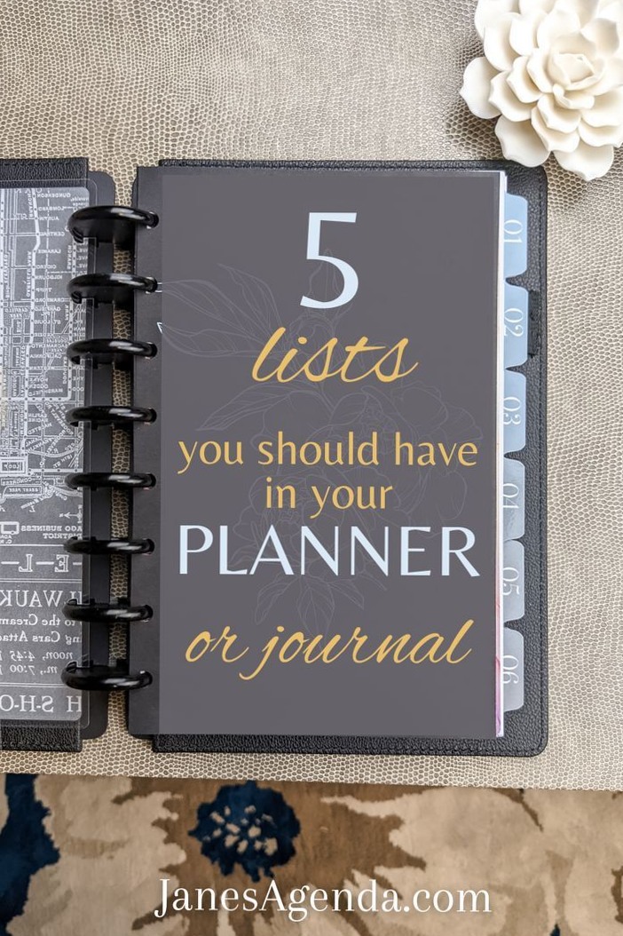 💎 📍 romanticize your routine: 5 Must-Have Lists for Your Planner