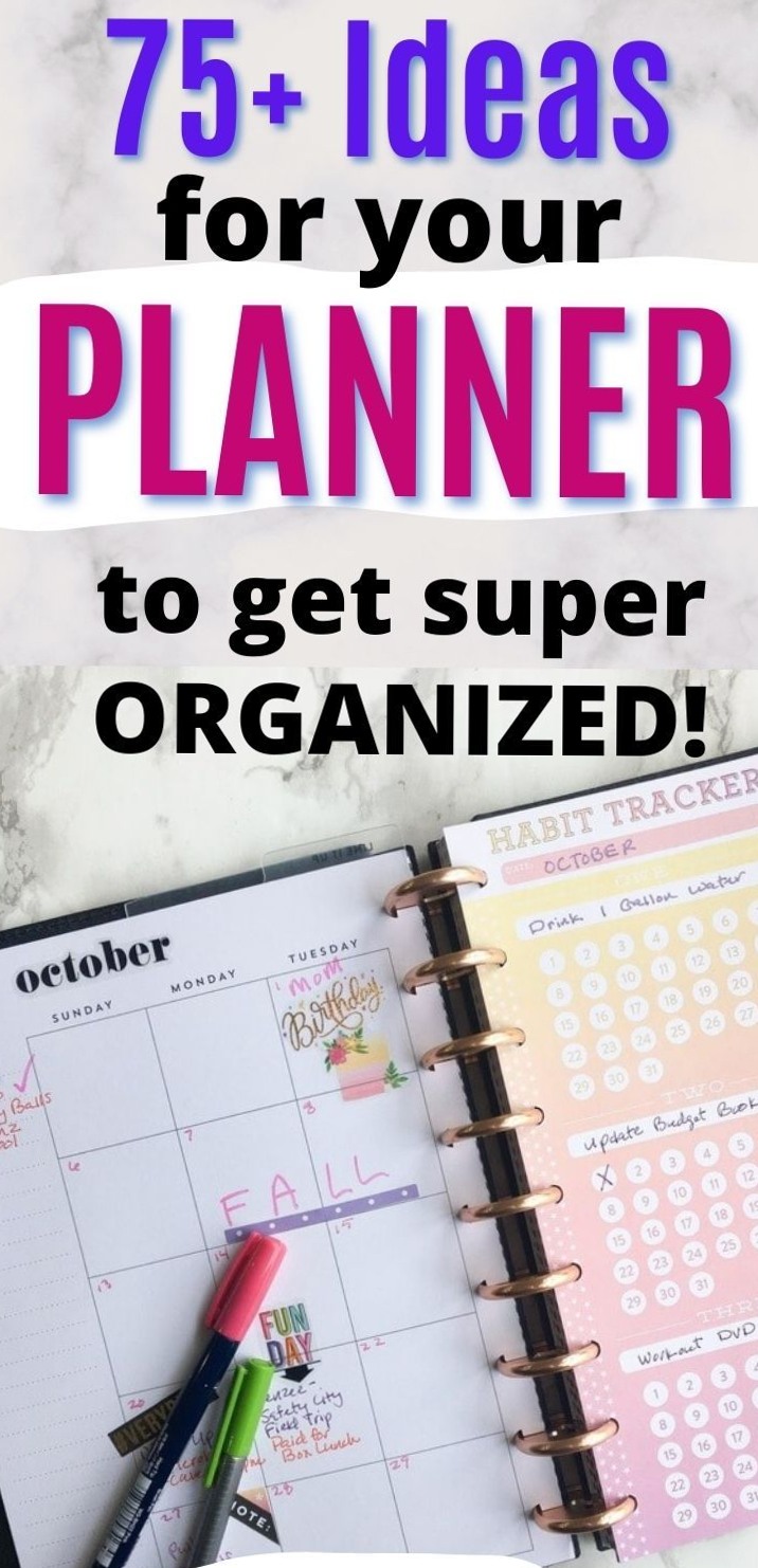 🎨 📍 romanticize your routine: 75+ Planner Ideas to Stay Organized & Inspired!