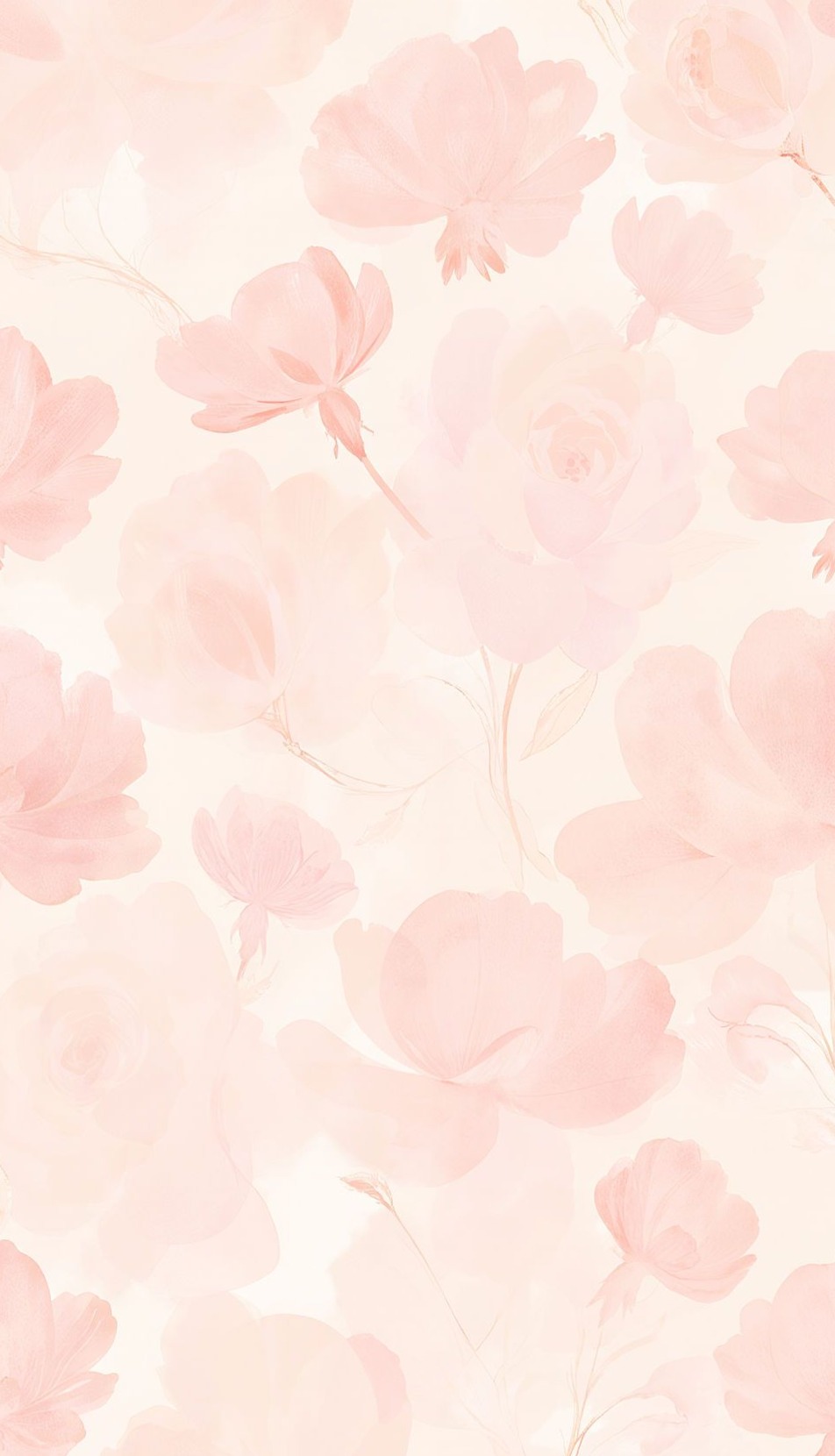 💌 💌 romanticize your routine: Ethereal Pink Watercolor Floral Pattern – Soft Digital Design