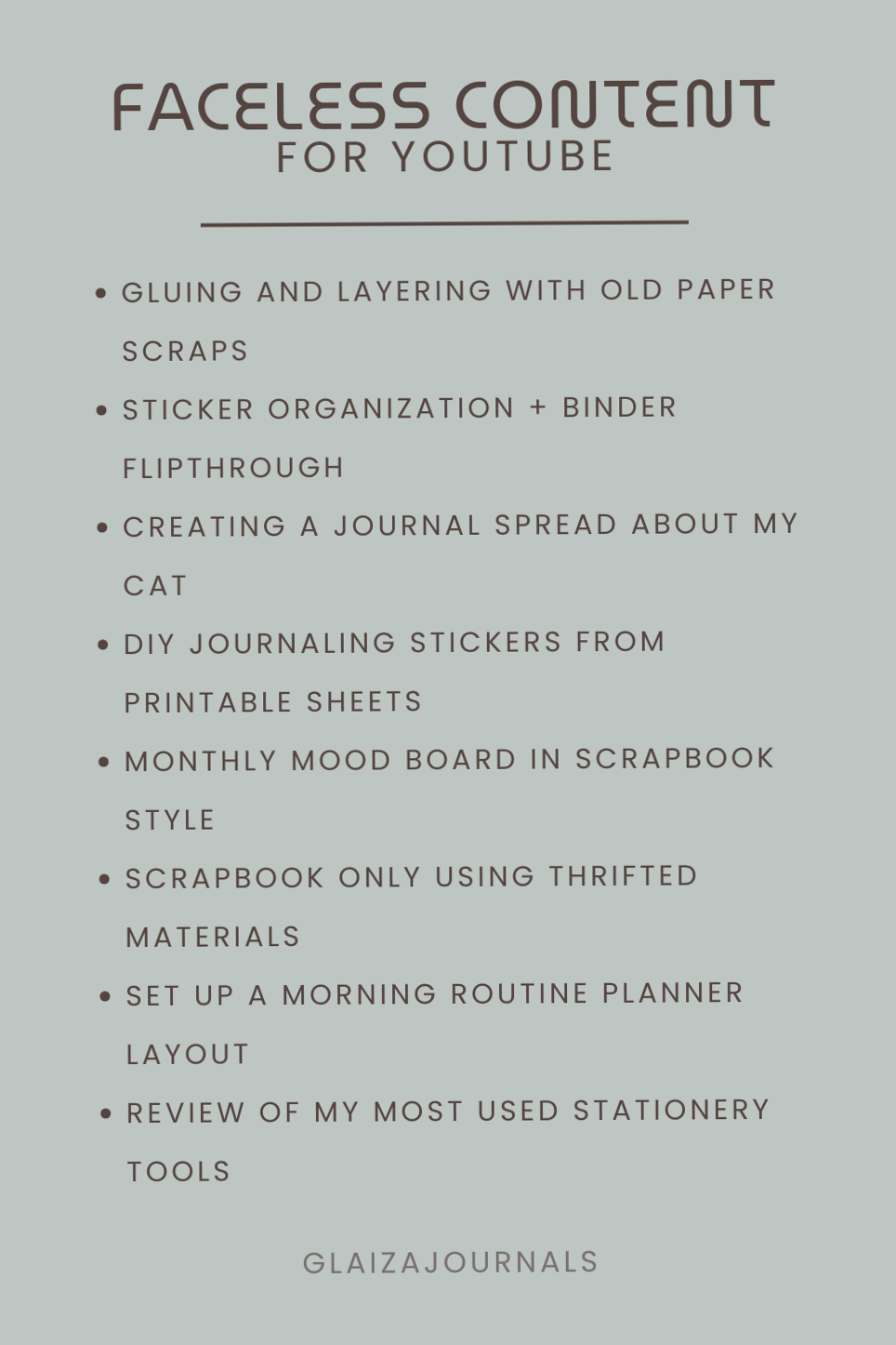 🖇️ 📁 romanticize your routine: Faceless YouTube Content: Design, Plan & Organize Like a Pro