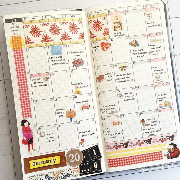 🎀 ☁️ romanticize your routine: Hobonichi: a fofura japonesa em sua agenda criativa