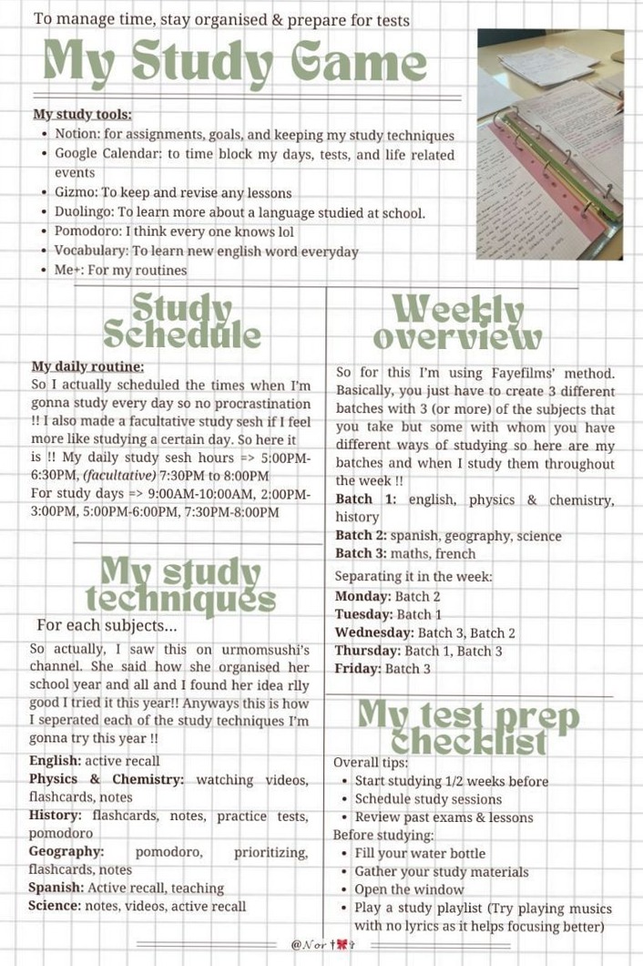 🕯️ 🤍 romanticize your routine: Middle School Study Routine Made Easy with Creative Planner Design