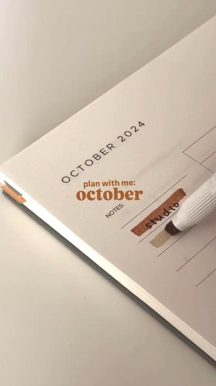 🤍 🌿 romanticize your routine: Plan October With Me | Monthly Planning Session | Golden Coil