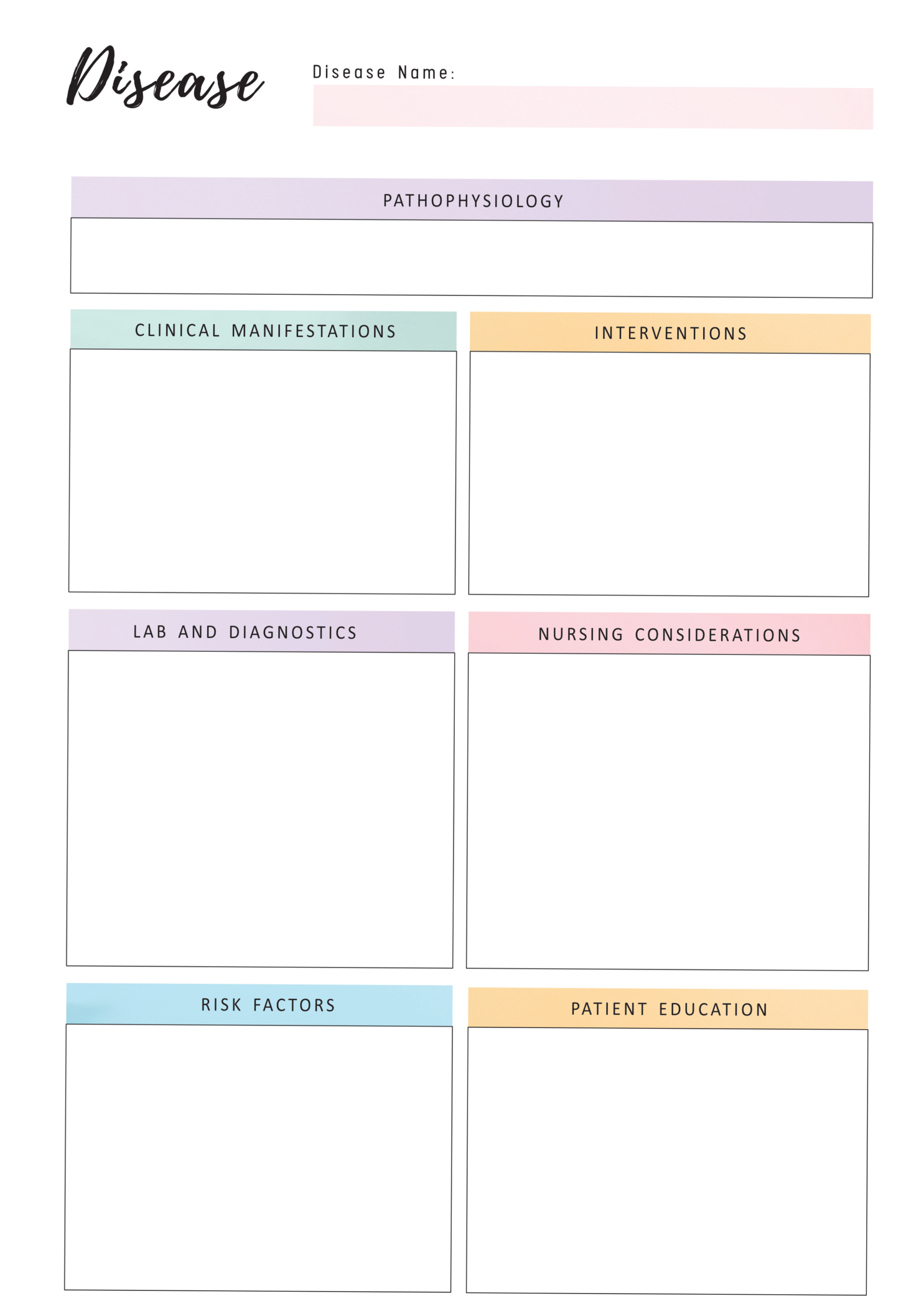 ☁️ 🎀 romanticize your routine: Study Planner Template Printable | Digital Design & Creative Assets