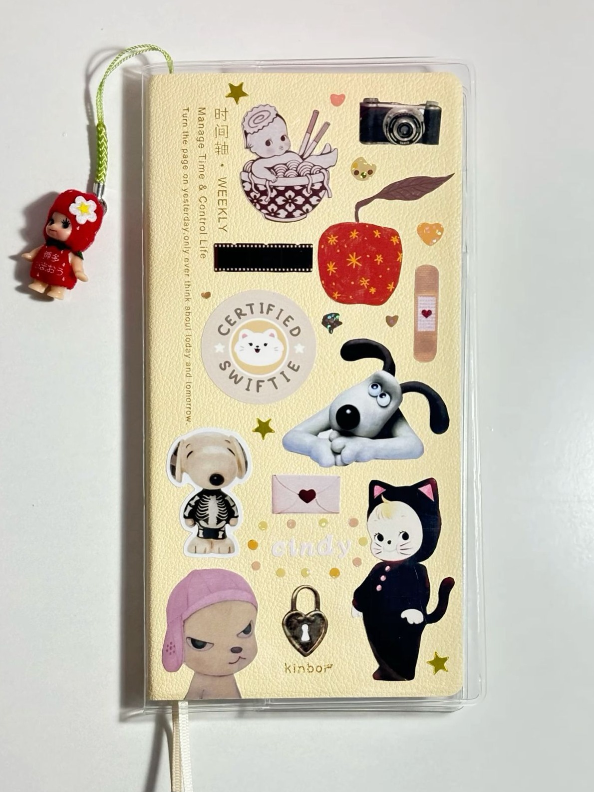 🌸 🥂 romanticize your routine: Weekly Planner Cover Decor 259 — Digital Design