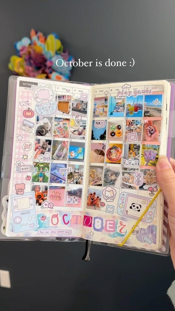 📅 🖇️ secret to staying productive: Sticker Journal Ideas | Hobonichi Planner Inspiration