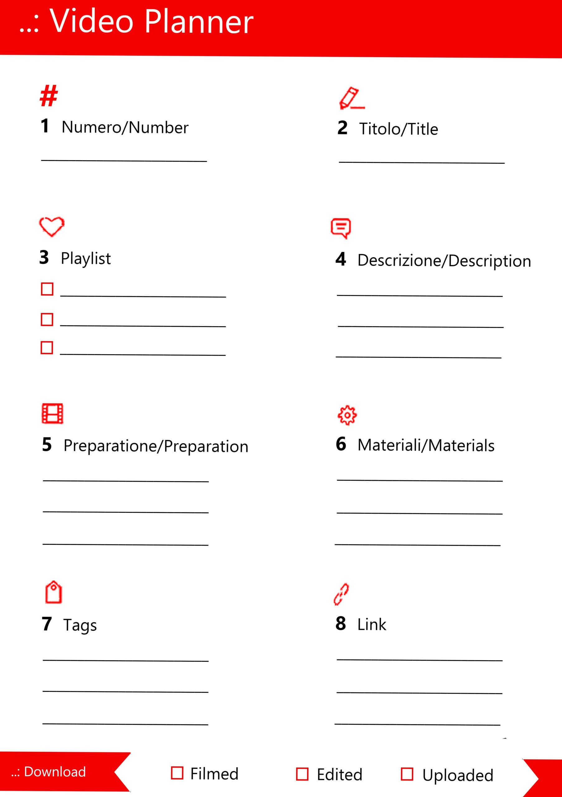 📊 📊 secret to staying productive: YouTube Planner: Digital Design & Creative Asset Organizer