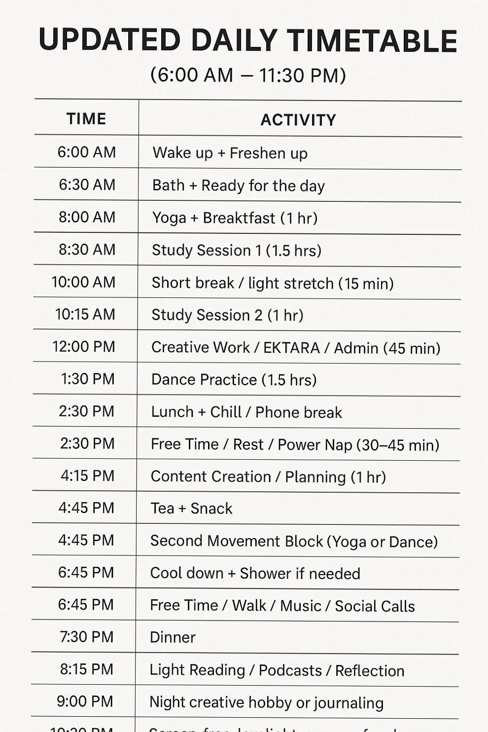 📍 🎨 secret to staying productive: Daily Routine Planner for Creative Productivity