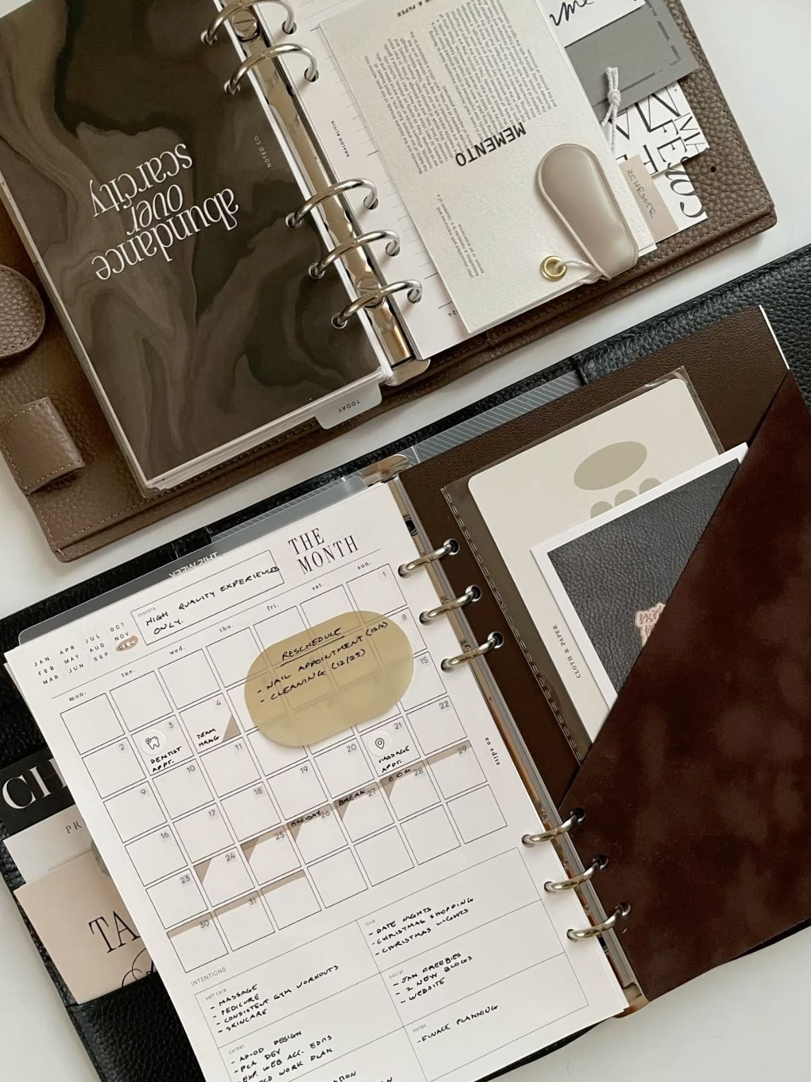 📊 📝 secret to staying productive: Chocolate Brown Planner Aesthetic | Digital Design Inspiration