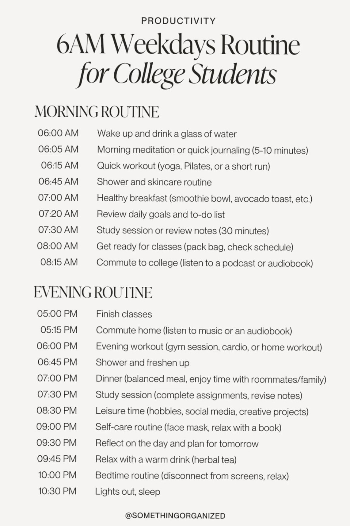 🎀 🎀 secret to staying productive: 6 AM College Routine: Study, Morning & Evening Routines