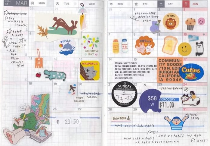 🪄 🎨 secret to staying productive: Hobonichi Techno Weeks Planner Spread Design