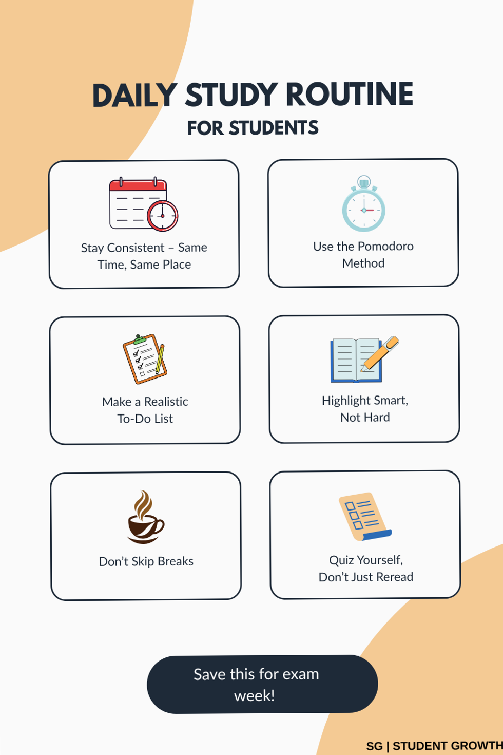 🌿 🌿 secret to staying productive: Daily Study Routine for Students | Productive Planner Design