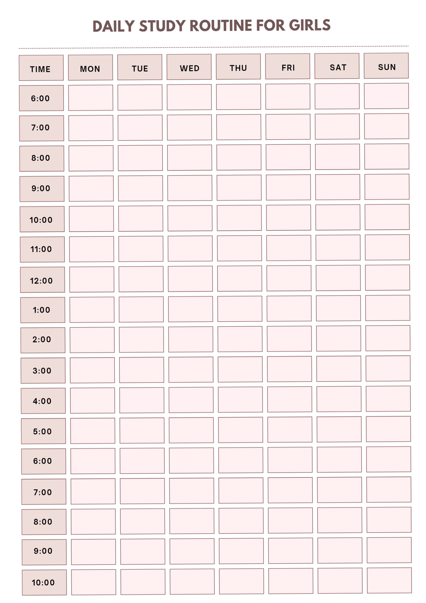 🍰 💍 secret to staying productive: Daily Study Routine for Girls | Student Timetable to Score Better