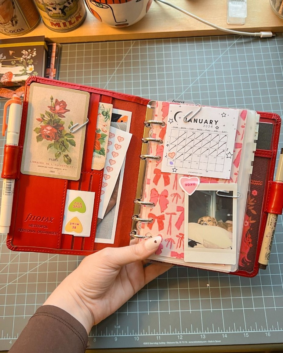 📊 📝 secret to staying productive: Ring Planner Aesthetic | Filofax | Junk Journal Design