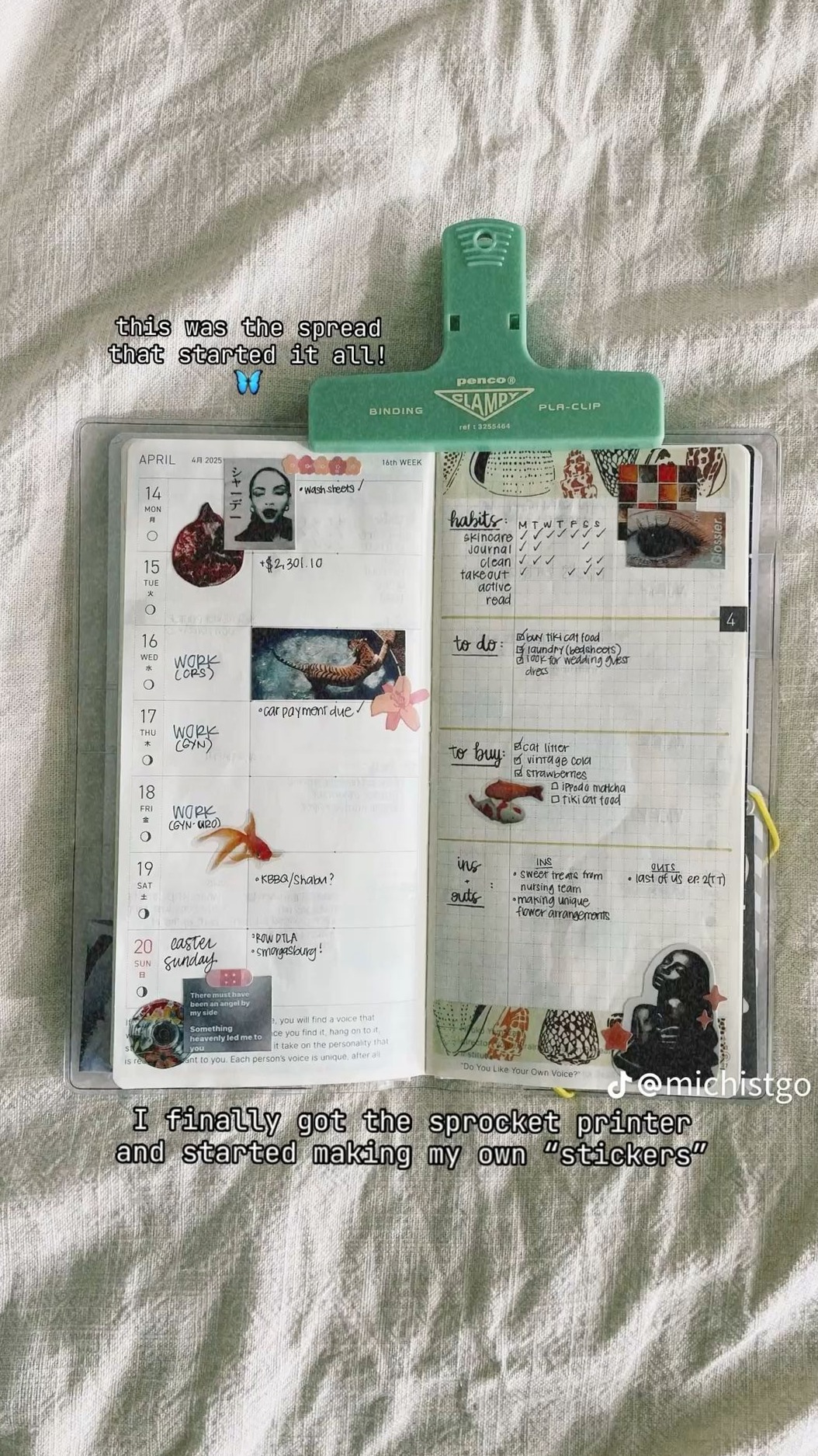 🎨 🖌️ secret to staying productive: Hobonichi Weeks Layout | Digital Planner Design