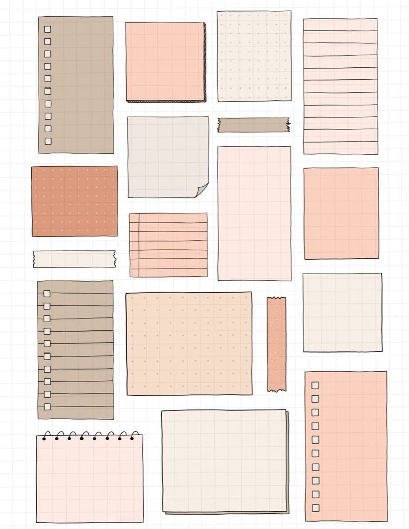 📅 🖇️ secret to staying productive: Creative Notes for Digital Design & Planners