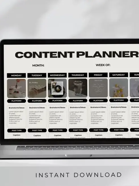 Simple Content Planner for Year-Round Consistency — 🌈 🎨 romanticize your routine