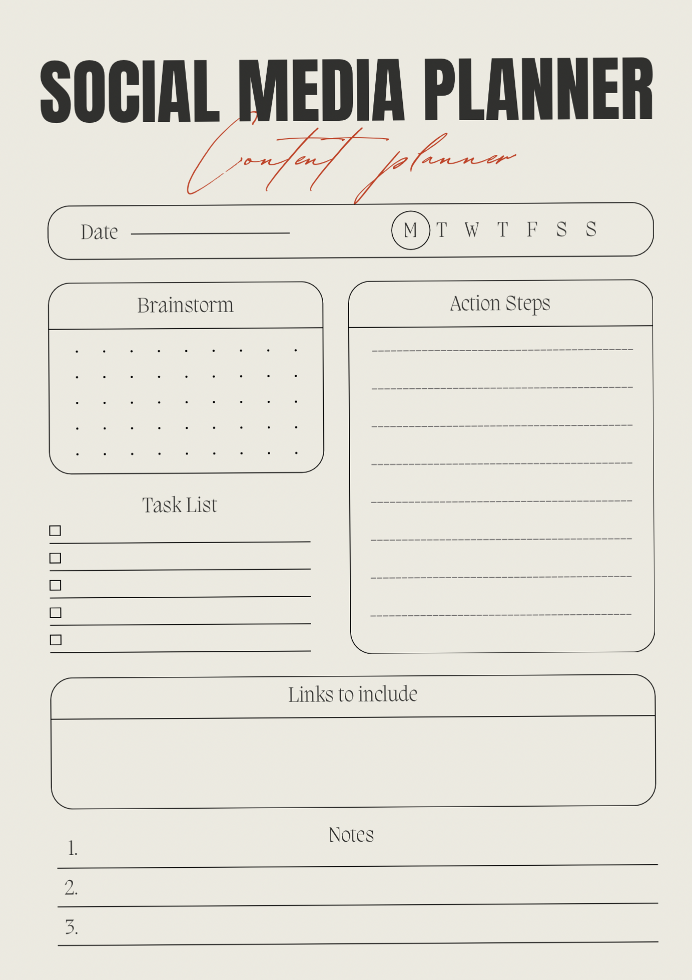 Social Media Planner | Digital Design & Creative Assets — 🌸 💌 romanticize your routine