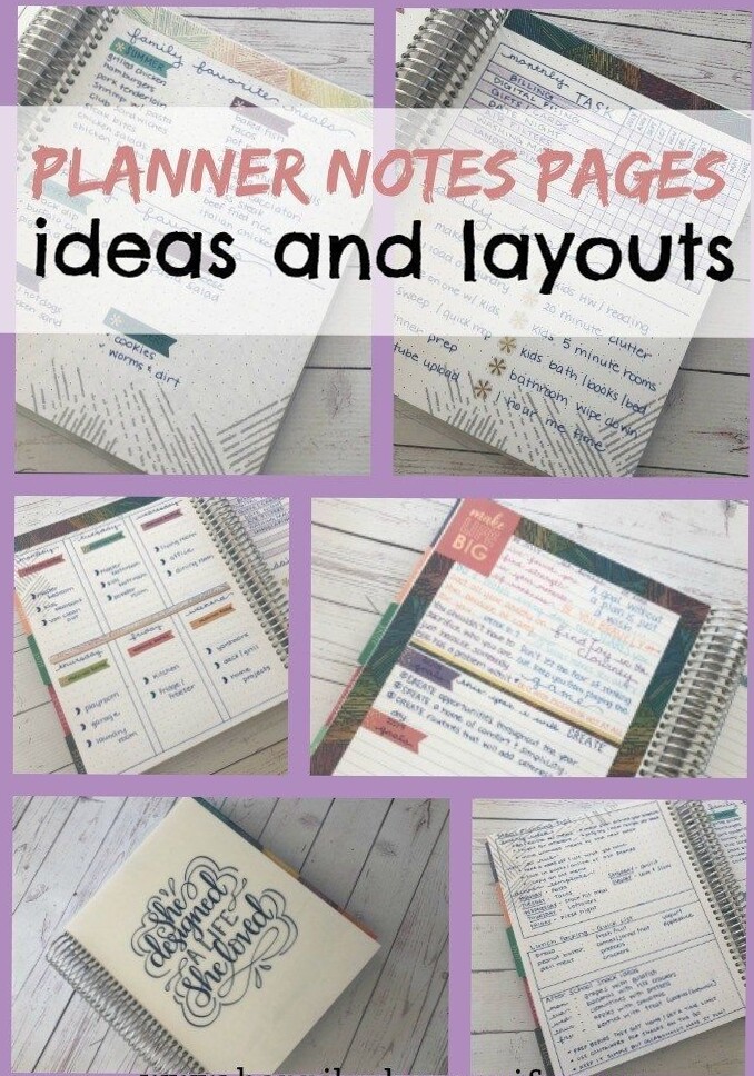 🕯️ 🌿 stay inspired all year long: Erin Condren Notes Pages | Digital Planner Essentials