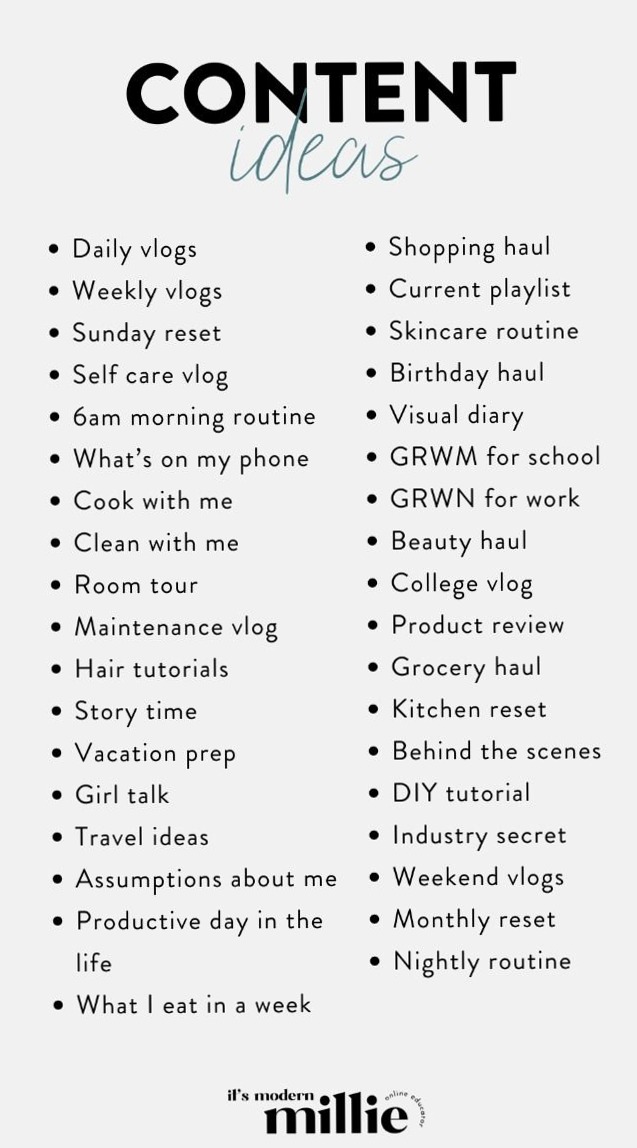 🕯️ ☁️ stay inspired all year long: Content Creators: 50+ Digital Design & Planner Content Ideas