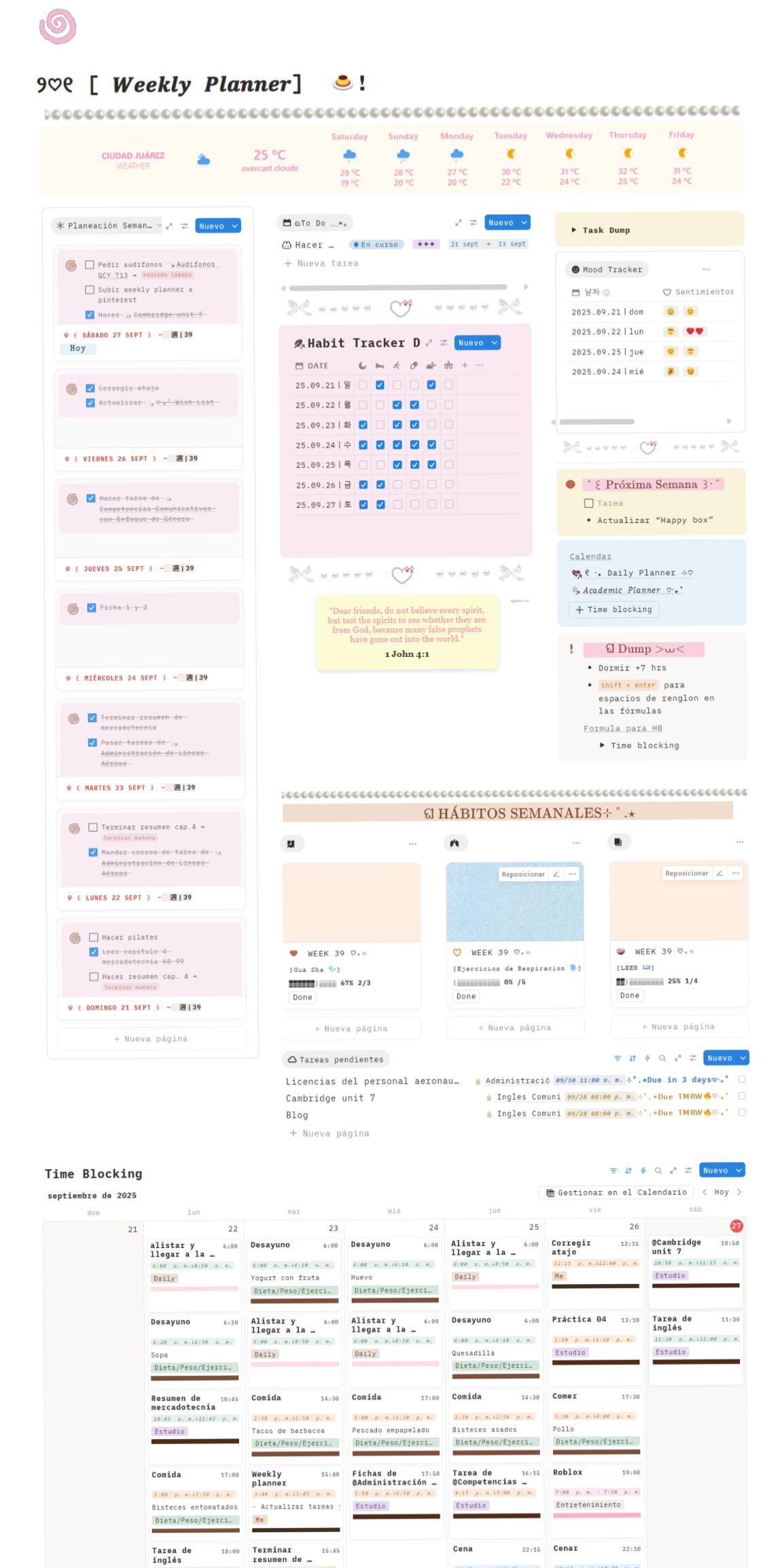 🖇️ 📝 stay inspired all year long: Modern Planner Layout Design Elements