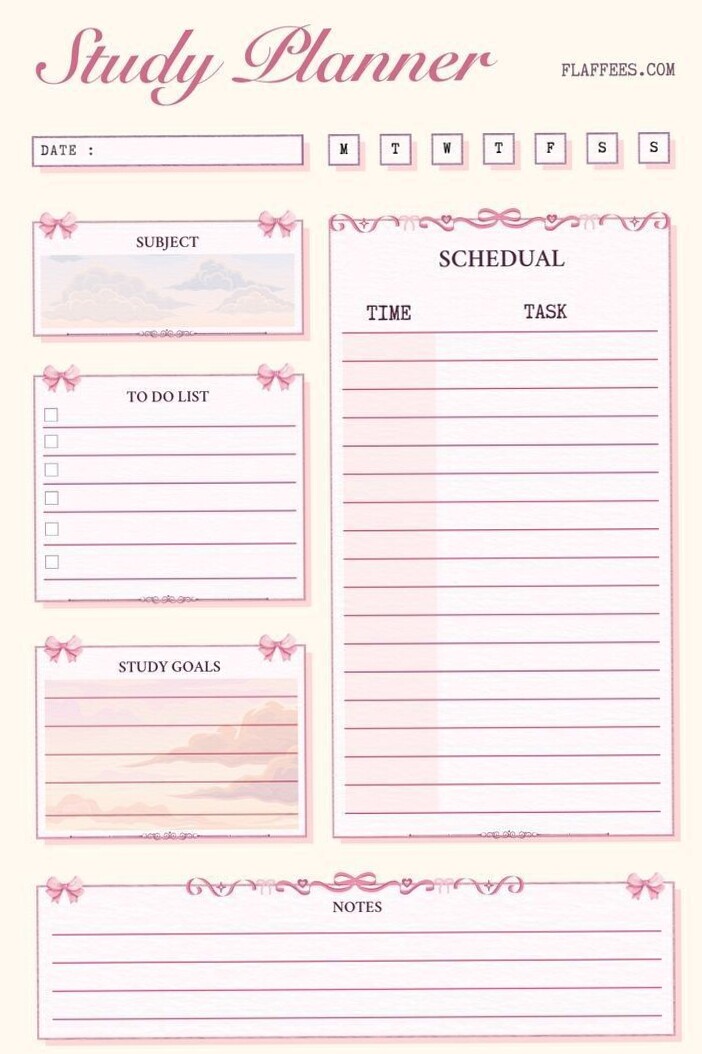 📁 📝 stay inspired all year long: 2025 Study Planner Printable | Stay Organized & Achieve Goals