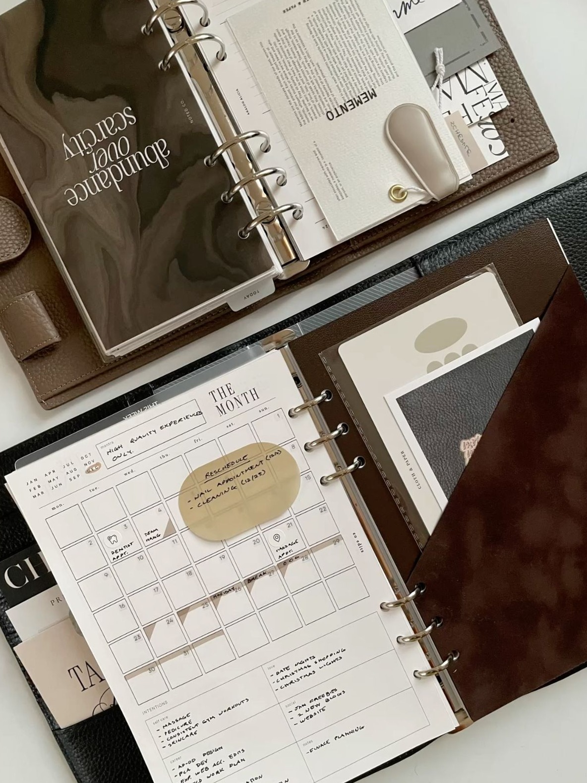 💎 🌈 stay inspired all year long: Chocolate Brown Planner Aesthetic | Digital Design Inspiration