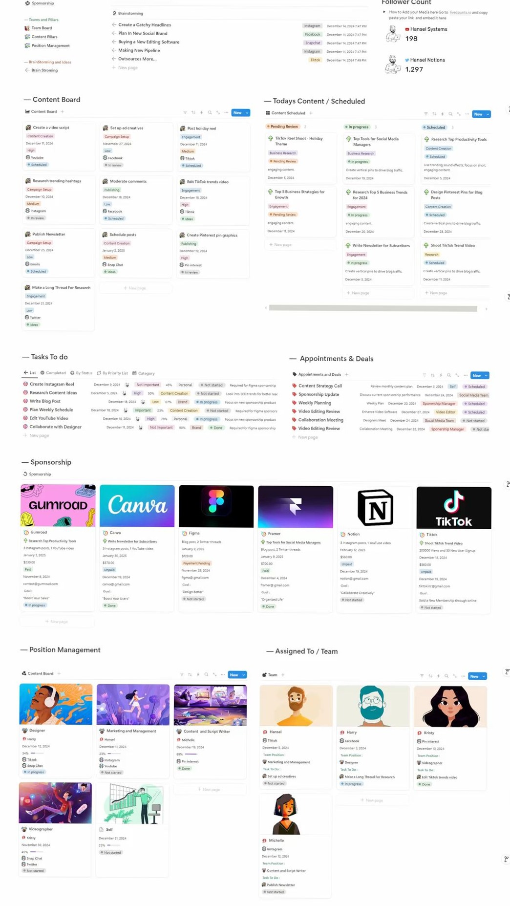 📊 🖇️ stay inspired all year long: Content Creator Digital Design Inspiration & Creative Assets