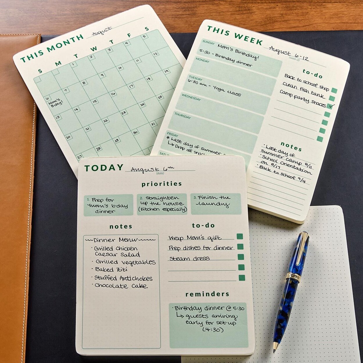 🖌️ 🌈 stay inspired all year long: Daily-Weekly-Monthly Planner Pad Trio Freebie
