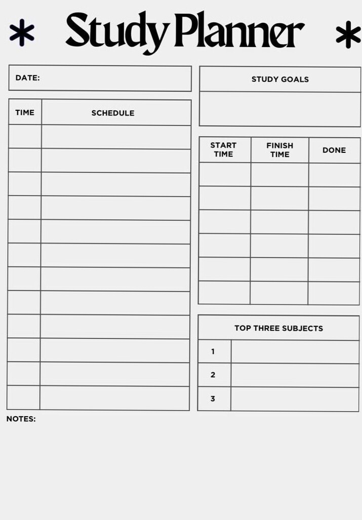 🌈 📍 Student Study Planner — PDF Homework & Exam Tracker | seamless organization hack