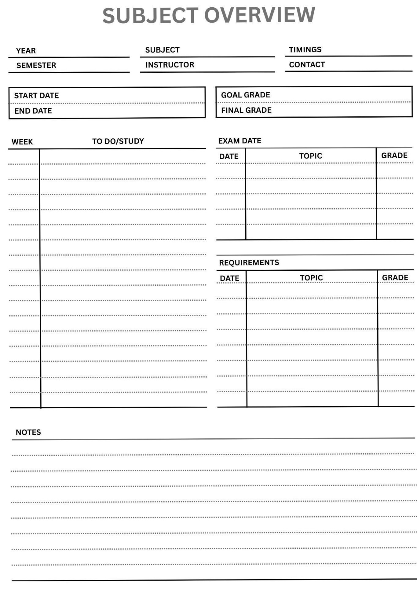 🤍 ☁️ Student Weekly Planner & Assignment Tracker | Digital Design | Creative Assets | seamless organization hack