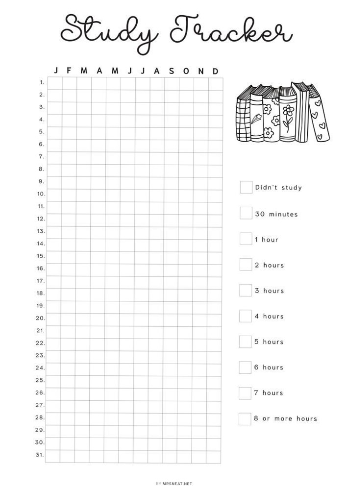 💎 📍 Study Tracker for Creative Minded Learners | dream life manifestation