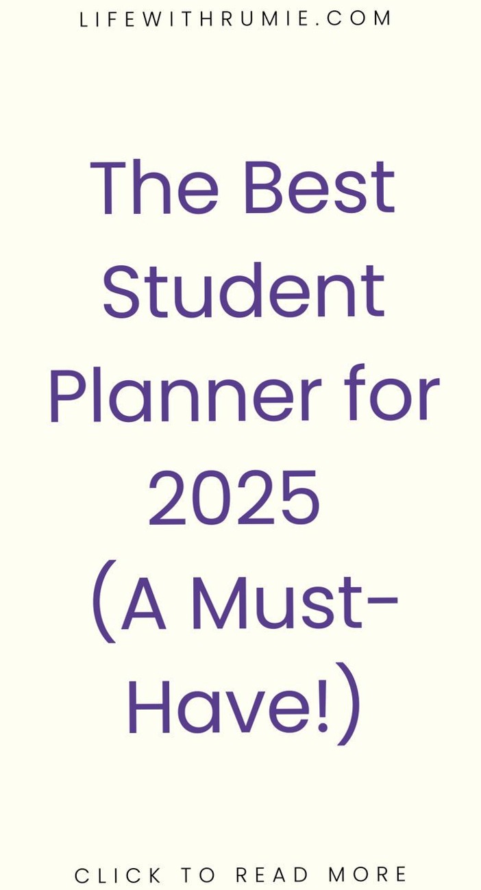 🎀 ✨ The Best Student Planner for 2025 (A Must-Have!) | dream life manifestation
