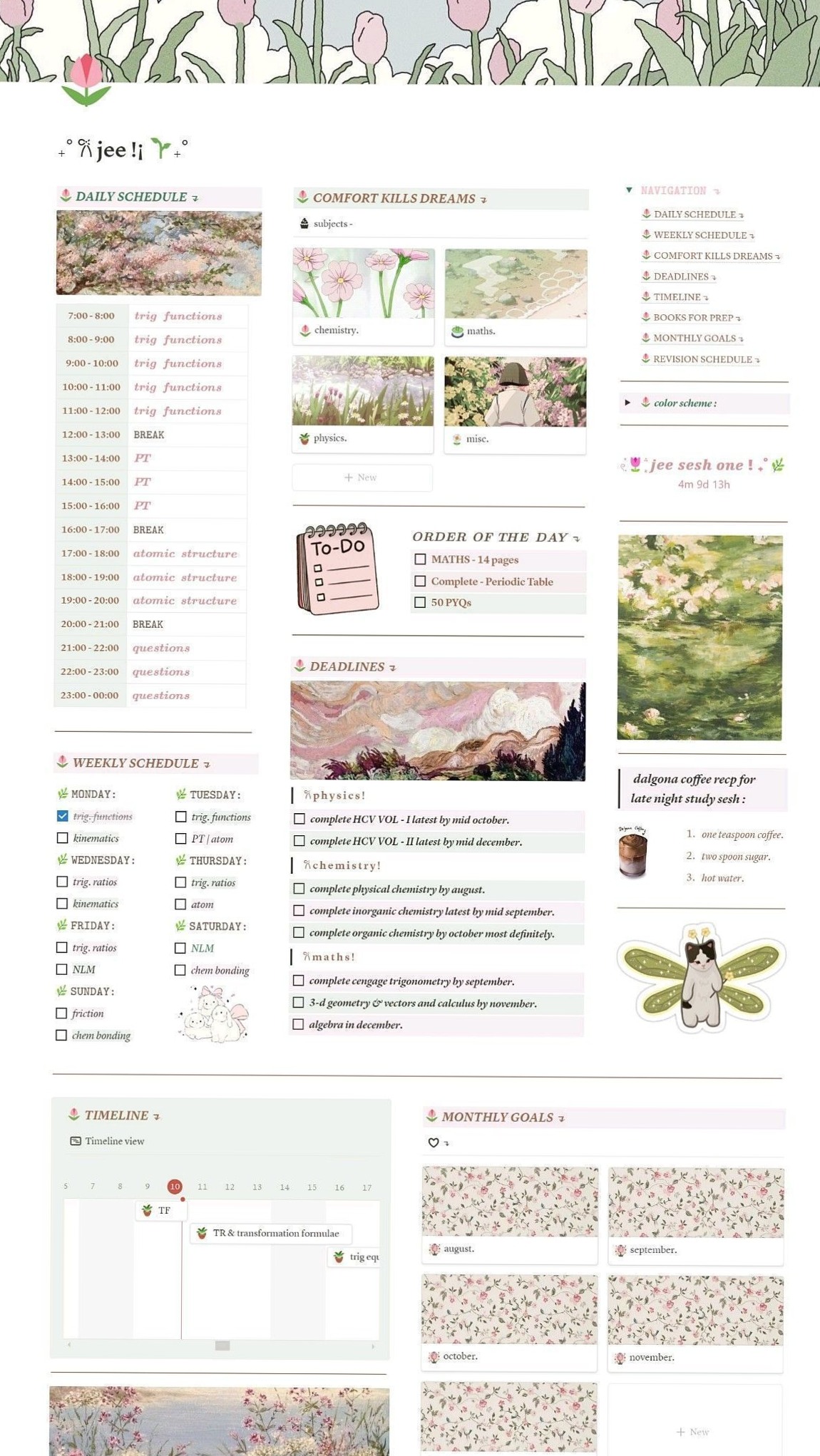The Only Tool You Need For Your Life Admin In 2026 | Digital Planner & Notion Templates For Academic Success 🌿 🕊️