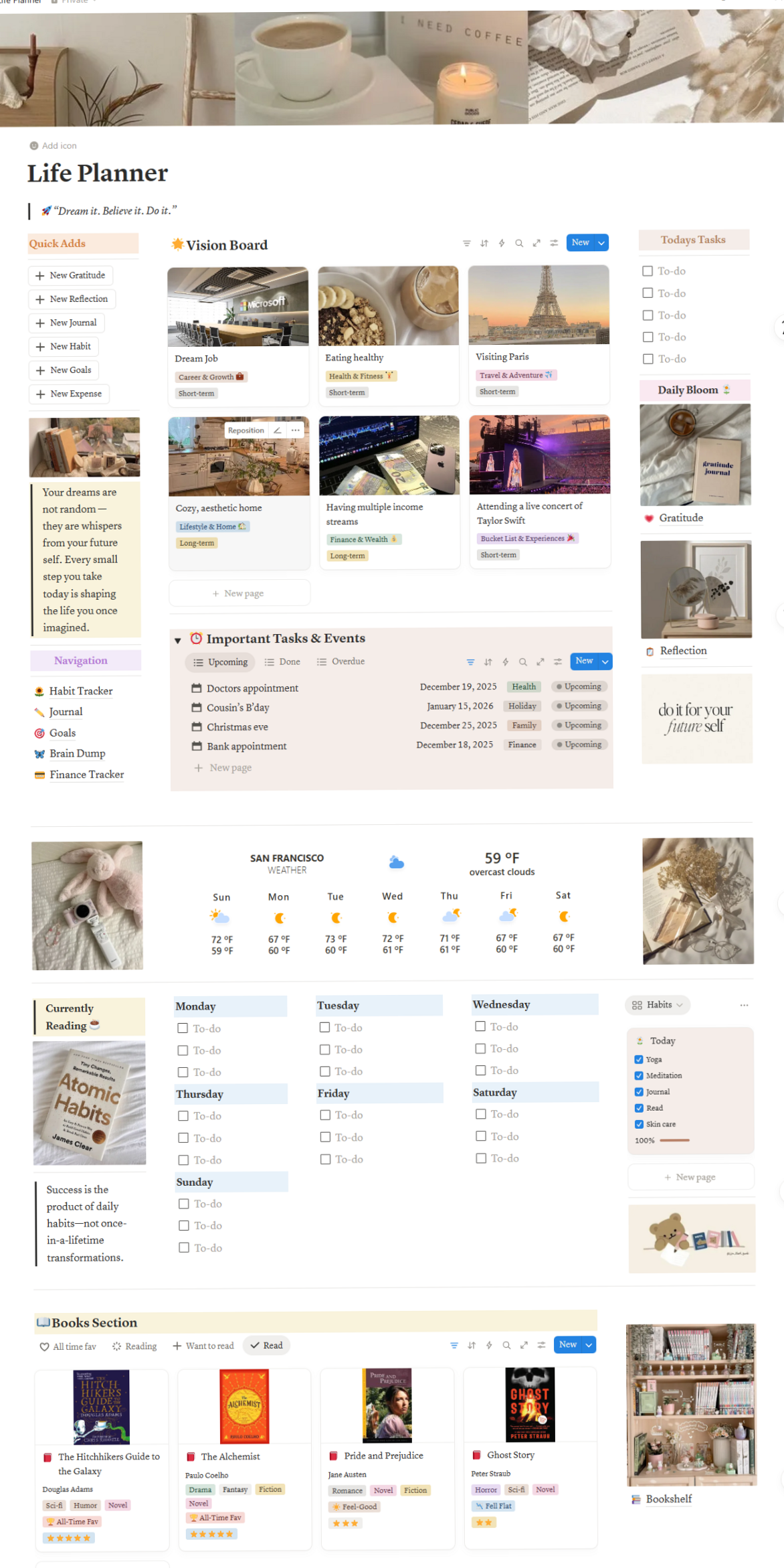 The Only Tool You Need For Your Life Admin In 2026 📝 Notion Planner Template 🤍 🧸