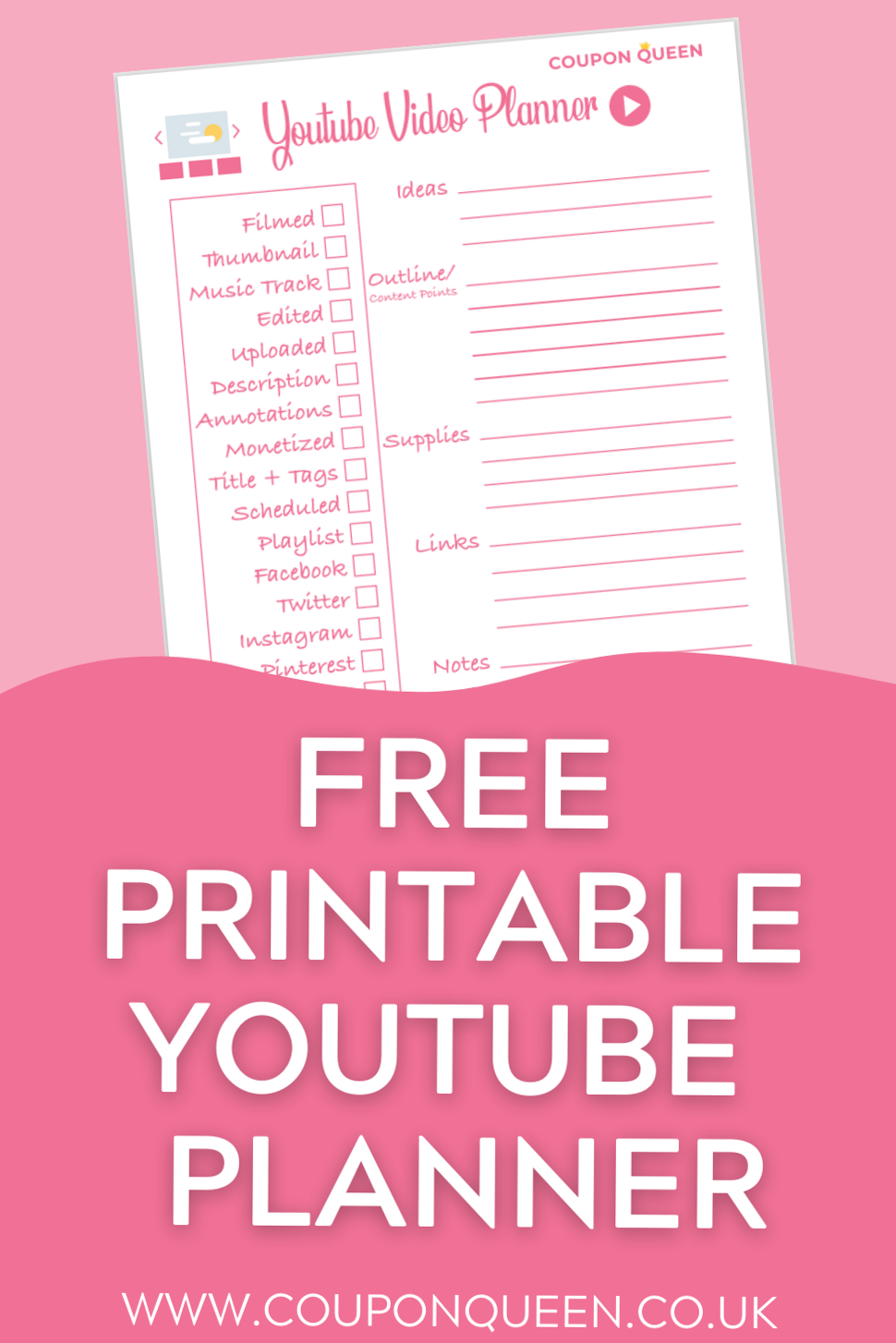 🚲 🧠 

The Secret to Staying Productive and Inspired This Year with Your Free YouTube Video Planner