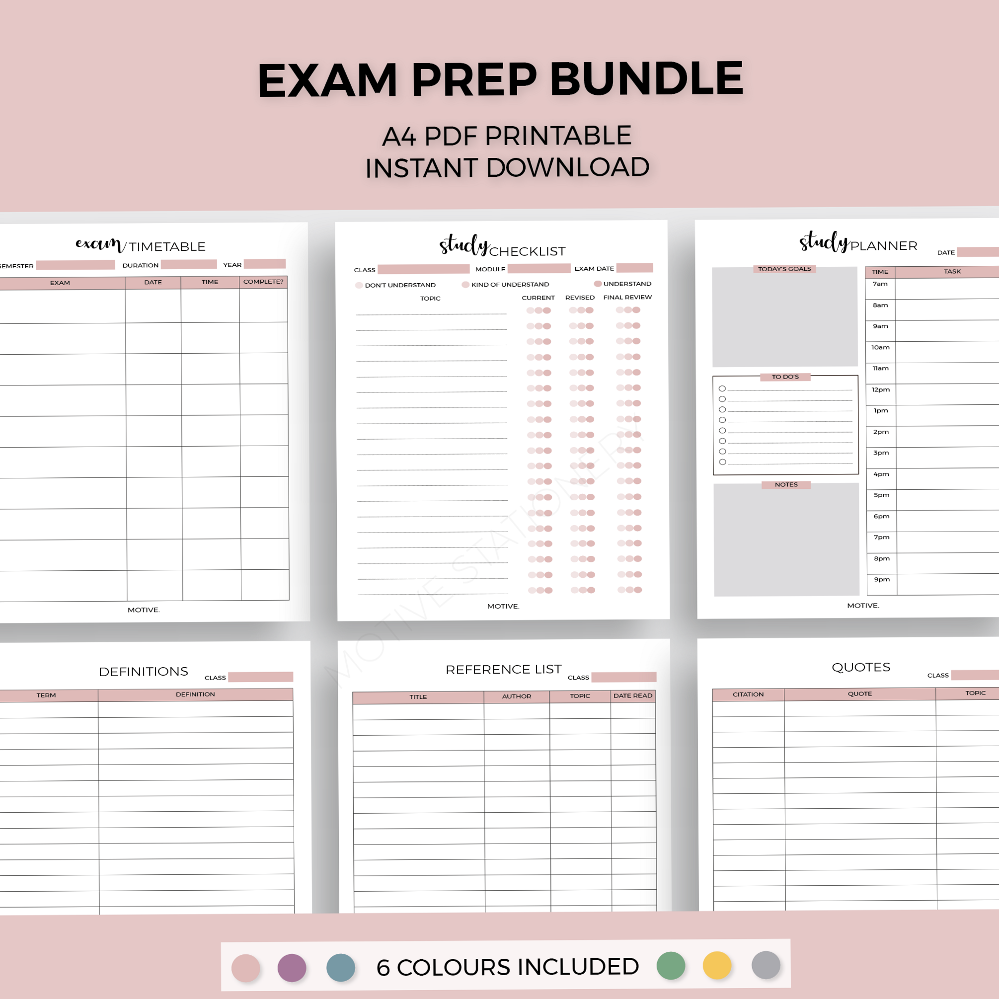 📓 🌙 

The Ultimate Printable Checklist For Seamless Organization And Creative Study Planning