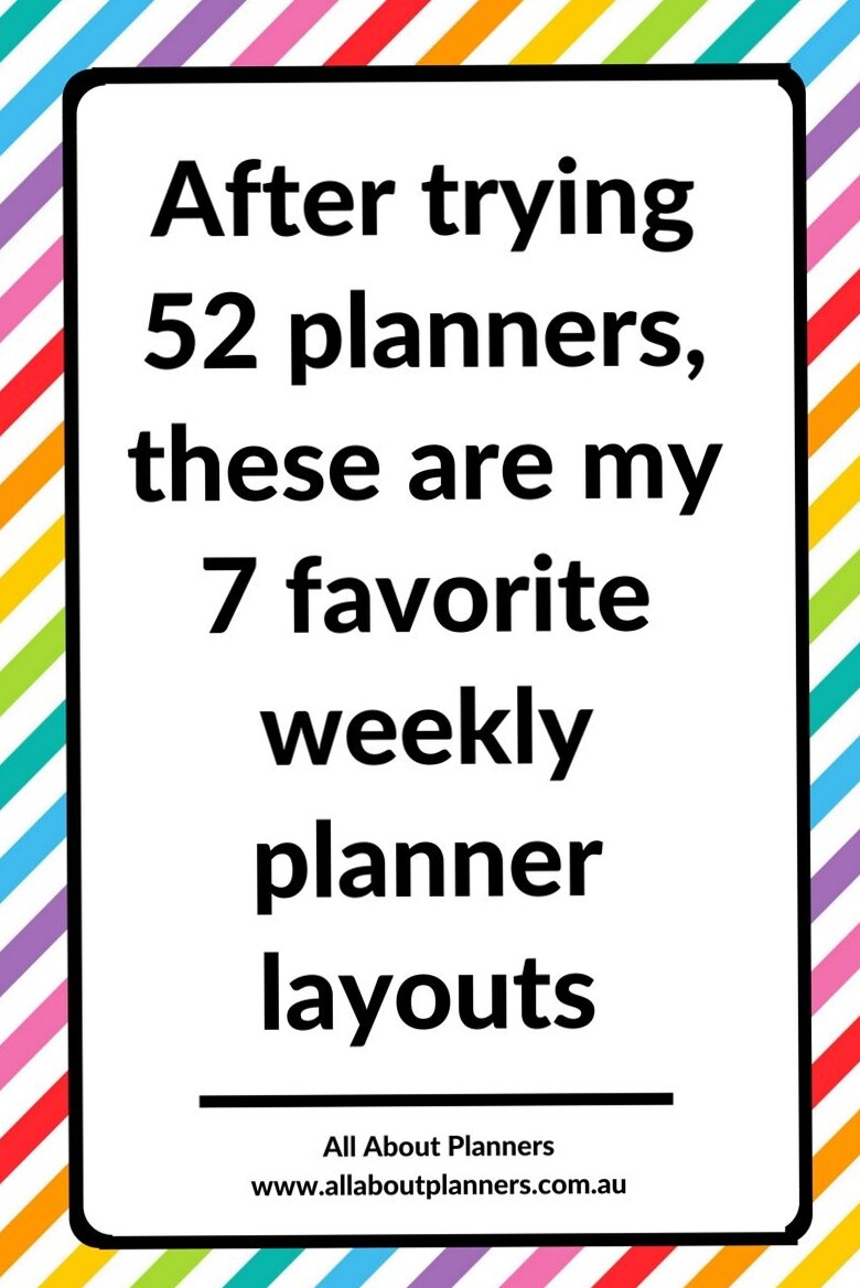 Top 7 Weekly Planners After Testing 52 — 🍰 🥂 dream life manifestation