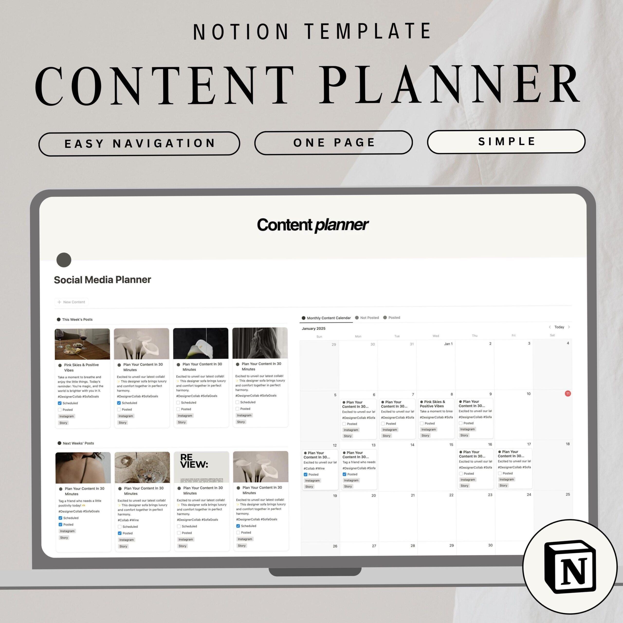 Ultimate Free Notion Planner for Social Media Creatives — 🌸 💌 pro digital dashboard