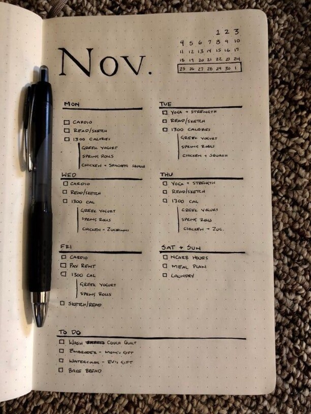 ☁️ ☁️ ultimate printable checklist: Aspiration Tracker & Bullet Journal Inspiration for Growth